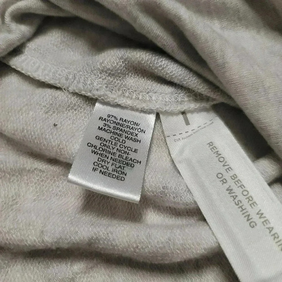 Lou & Grey  Softblend Cowl Neck Pull Over Sweater Size S orange & beige  Womens - Picture 9 of 10